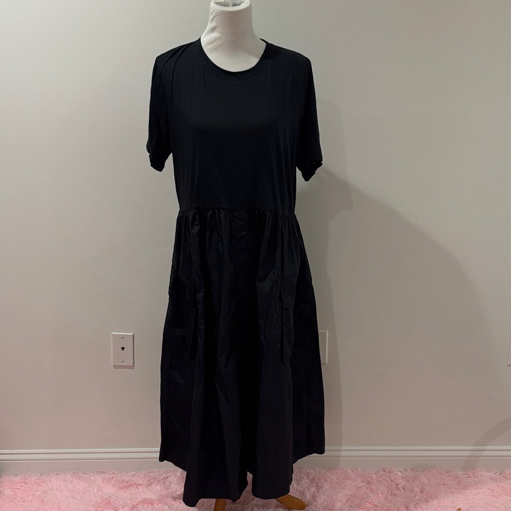 Cynthia Rowley Black Midi Dress